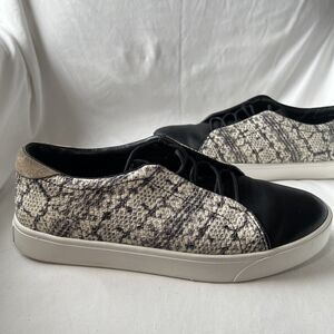 Cole Haan 9 B W15430 Grandpro Spectator 2.0 Sneakers Gray Black White Snake EUC